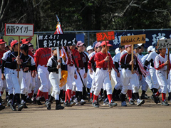 Youth baseball team competition