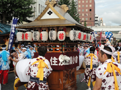 「小倉祇園太鼓」に参加