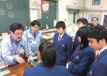 Workshop at Masugata Junior High School