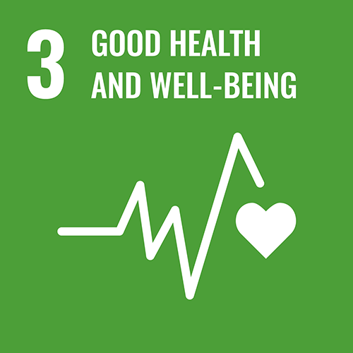 3 Good health and well-being
										