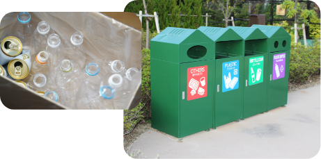 sorting of steel cans