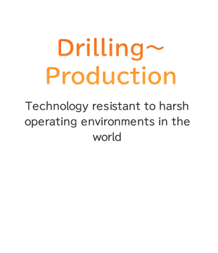 Drilling～Production Technology resistant to harsh operating environments in the world