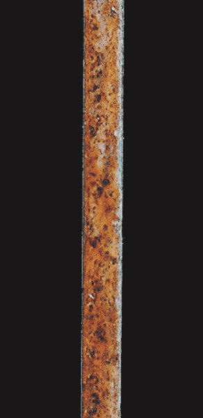 55% Al-Zn alloy coated steel/After 6 months
