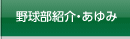 野球部紹介・あゆみ