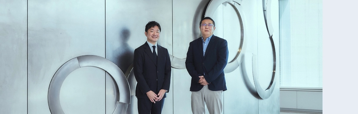 （左）森倫夫さん 法務部 国際法務室 上席主幹／（右）藤井尋也さん エネルギー技術部 エネルギー機械技術室　主査