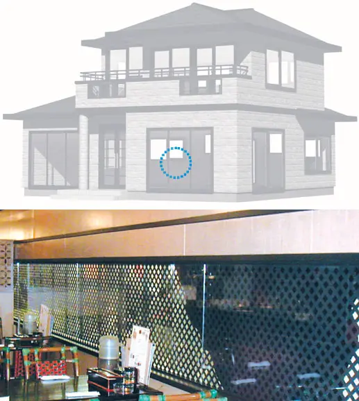 プレハブ住宅(リビングパーテーション)