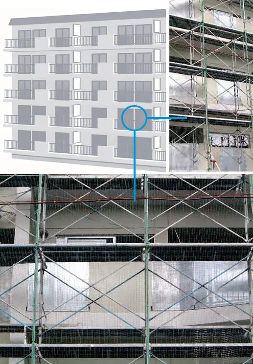 マンション(階段フェンス・ベランダフェンス)