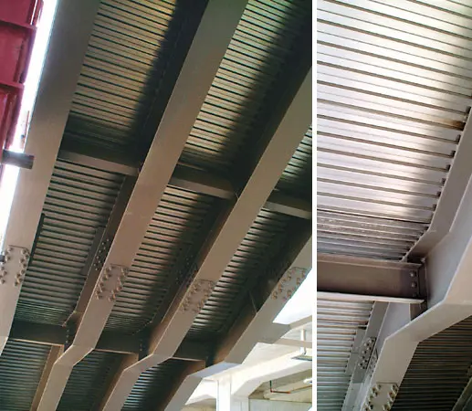 階段目隠し板(つくばエクスプレス守谷駅)