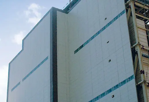 吸音パネル/パンチング(火力発電所)