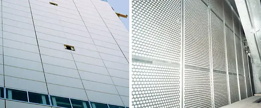 吸音パネル/パンチング(火力発電所)