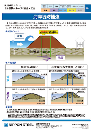 海岸堤防補強 