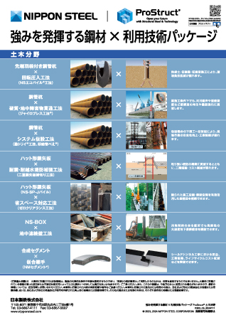 強みを発揮する鋼材×利用技術パッケージ