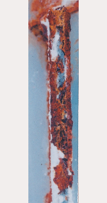 1000h後 溶融55% Al-Zn 合金めっき