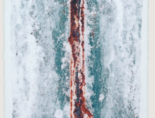 時間経過：2,000h 溶融Zn-5%Al 合金めっき　板厚2.3mm 90/90 g/㎡ アーク溶接部の塩水噴霧試験後の外観