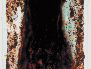 時間経過：4,000h 溶融Zn-5%Al 合金めっき　板厚2.3mm 90/90 g/㎡ アーク溶接部の塩水噴霧試験後の外観