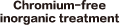 Chromium-free inorganic treatment