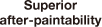 Superior post-paintability