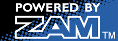 ZAM link banner: blue