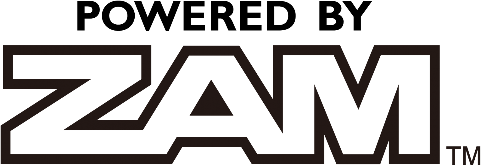 ZAM campaign logo: monochrome type