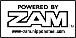 ZAM campaign logo: rectangular monochrome type