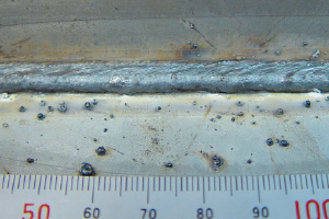 Examples of conventional welding conditions