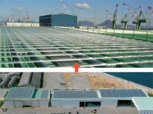 Solar battery module frame