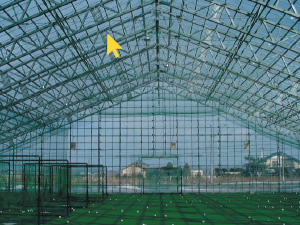 Indoor baseball field