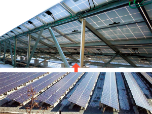 太陽光発電モジュール架台