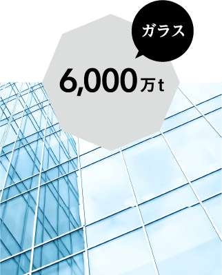 ガラス 6000万t