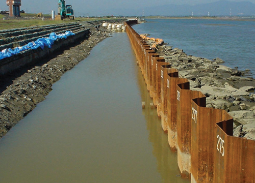 U-type sheet piles