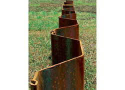 Hat-type sheet piles