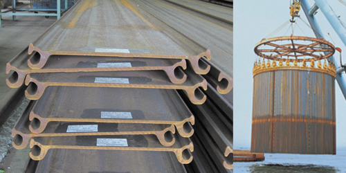 Straight web-type sheet piles