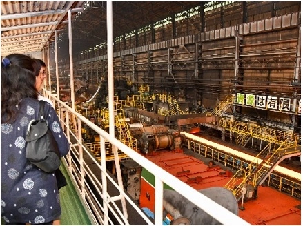 製鉄所工場見学