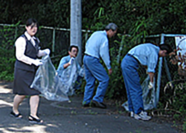 清掃活動の様子