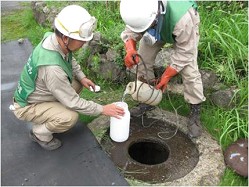 排水の水質測定