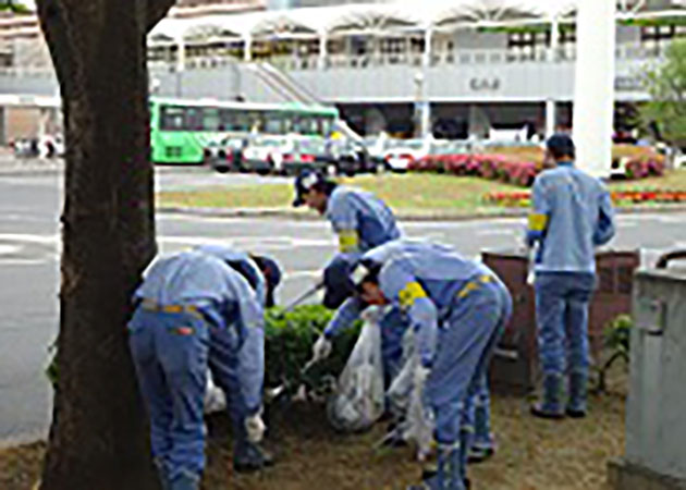 地域清掃（地域周辺の清掃活動）